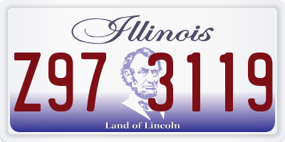 IL license plate Z973119
