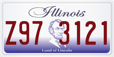 IL license plate Z973121