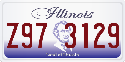 IL license plate Z973129