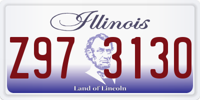 IL license plate Z973130