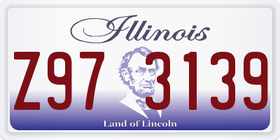 IL license plate Z973139