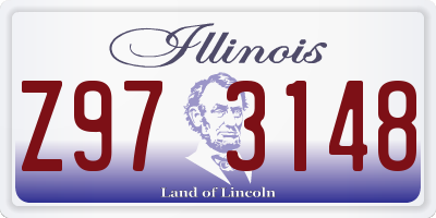 IL license plate Z973148