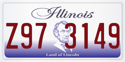 IL license plate Z973149
