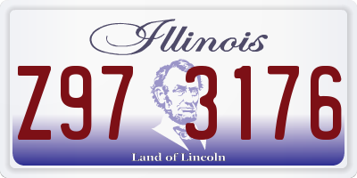IL license plate Z973176