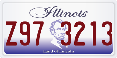 IL license plate Z973213