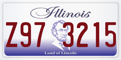 IL license plate Z973215