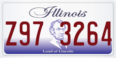 IL license plate Z973264