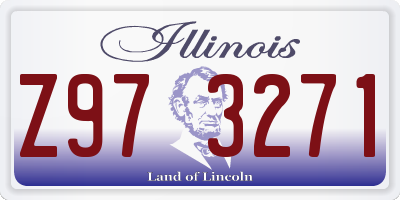 IL license plate Z973271