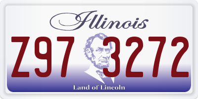 IL license plate Z973272