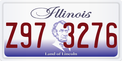 IL license plate Z973276