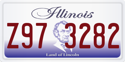 IL license plate Z973282