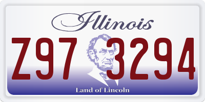 IL license plate Z973294