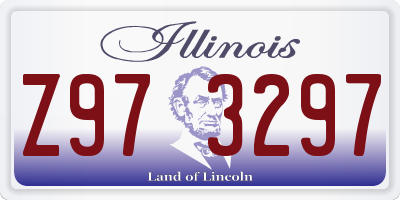 IL license plate Z973297