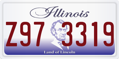 IL license plate Z973319