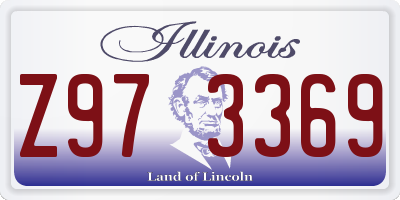 IL license plate Z973369