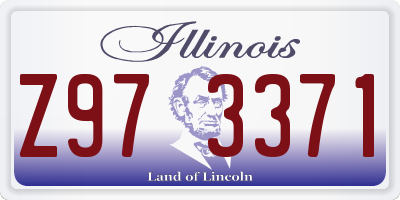 IL license plate Z973371