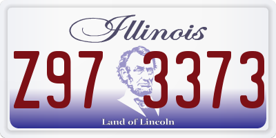 IL license plate Z973373