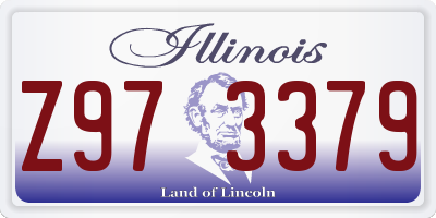 IL license plate Z973379
