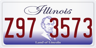 IL license plate Z973573