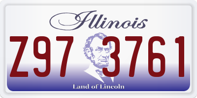 IL license plate Z973761