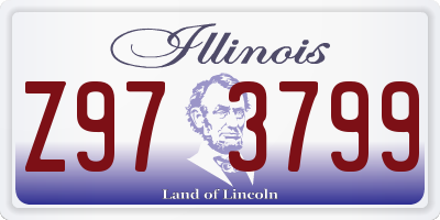 IL license plate Z973799