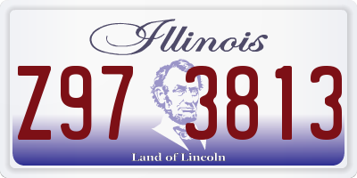 IL license plate Z973813