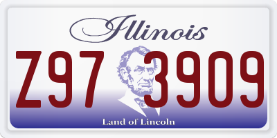 IL license plate Z973909