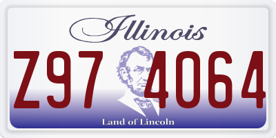 IL license plate Z974064