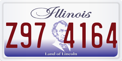 IL license plate Z974164