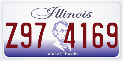 IL license plate Z974169
