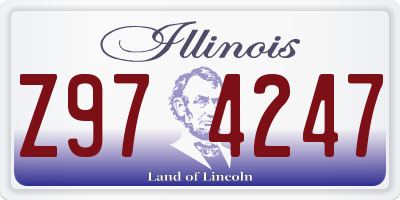 IL license plate Z974247