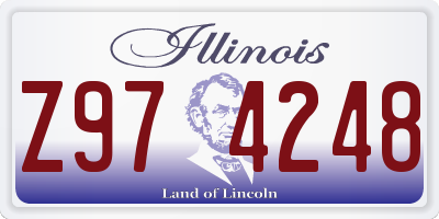 IL license plate Z974248
