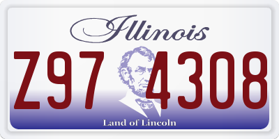 IL license plate Z974308