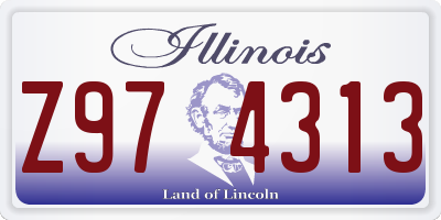 IL license plate Z974313