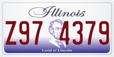 IL license plate Z974379