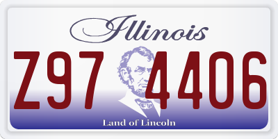 IL license plate Z974406
