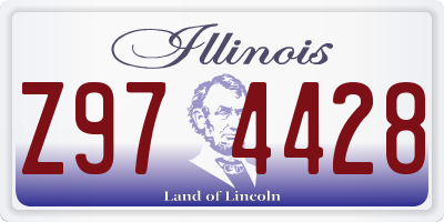 IL license plate Z974428