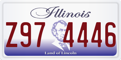 IL license plate Z974446