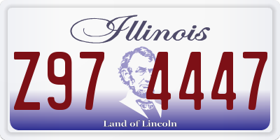 IL license plate Z974447