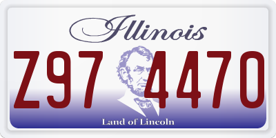 IL license plate Z974470