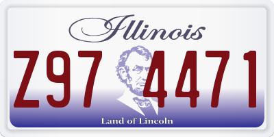 IL license plate Z974471