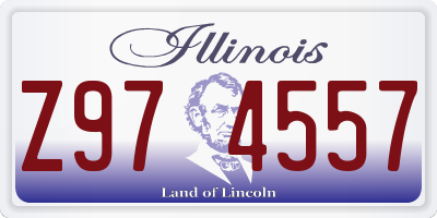 IL license plate Z974557