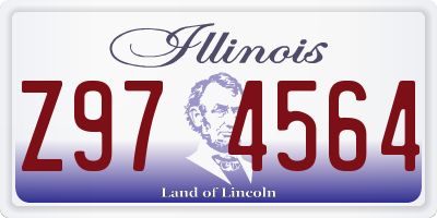 IL license plate Z974564