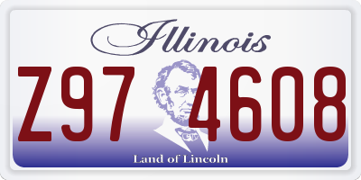 IL license plate Z974608