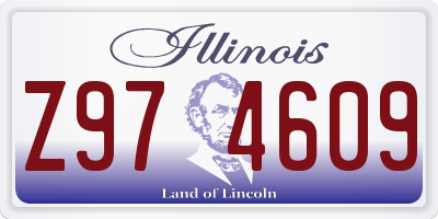 IL license plate Z974609