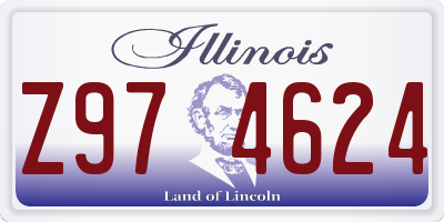 IL license plate Z974624