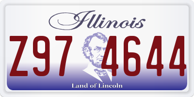 IL license plate Z974644