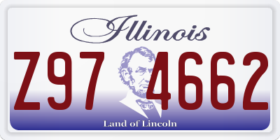 IL license plate Z974662