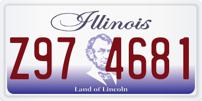 IL license plate Z974681