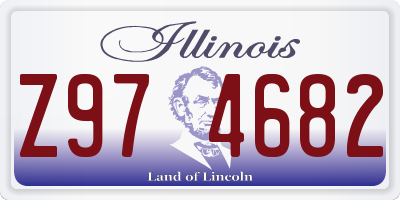 IL license plate Z974682